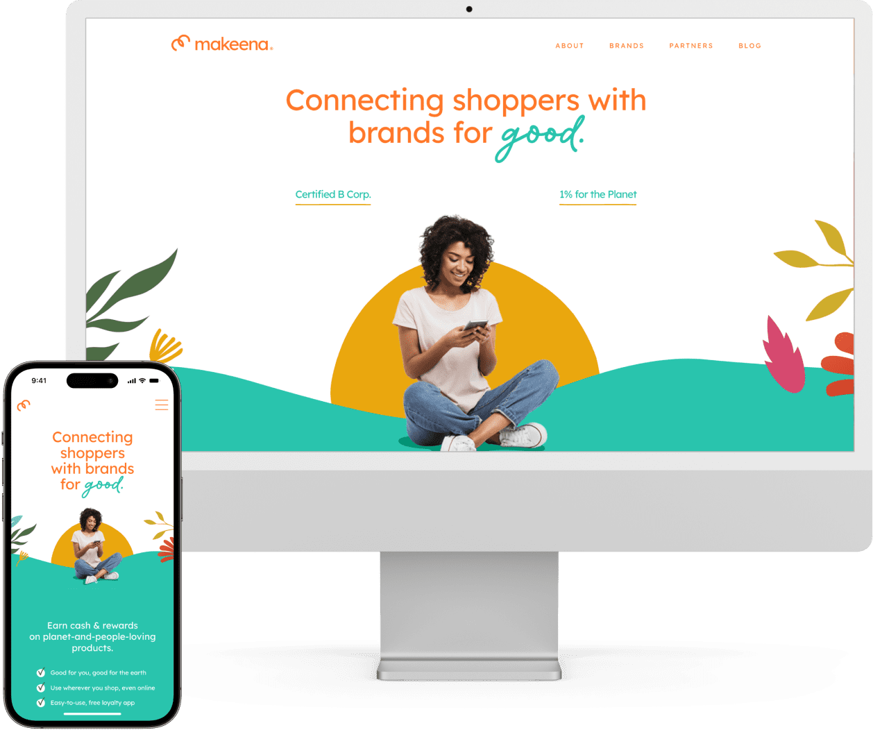 Hey Reliable - Makeena Website Mockup